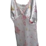 secret treasures  Woman 2X Nightgown Slip Floral Lace Trim Pink Roses Sheer Photo 1