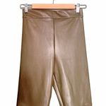 NWT Alix NYC Brower Faux Leather Stirrup Leggings Pine Green Women’s Size Small Photo 7