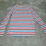 Spanx  Swim Shirt Rash Guard‎ Ocean Stripe Hibiscus Crew Neck Long Sleeve Medium Photo 7
