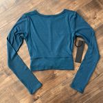 Noli  Wrap Rib Long Sleeve Top - NEW - Size Small - Marine color Photo 6