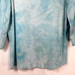 Christopher & Banks  Large Top Handmade Tie‎ Dye 3/4 Sleeve Cotton Blue Boho 434 Photo 5