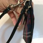 Coach Poppy Tartan Plaid Small Wristlet Photo 6