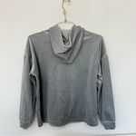 Loft  Set Gray Velour Hoodie and Joggers Pants Size XS Loose Fit Loungewear Photo 3