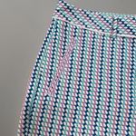 Lady Hagen Basketweave White Multicolored Activewear Golf Shorts Pockets NWOT Photo 1