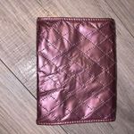 Pink & blue metallic vintage multiple compartment sewing wallet card wallet Photo 1