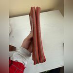 TANO Vintage Red Soft Leather Zip Around Wallet Distressed Magnetic Photo 7