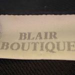 Blair BOUTIQUE black blazer suit jacket unlined single button closure size 10 Photo 3