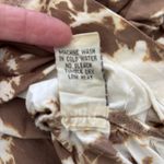 XCVI Wearables Aviana Dress Womens Medium Ruched Brown Tie Dye Mini Short Sleeve Photo 10