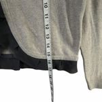 Anthropologie Guinevere Cardigan Sweater S Gray Wool Rabbit Ruffle Trim Coquette Photo 9