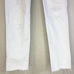 American Eagle  Outfitters White Distressed Ankle Jeans Size 0 Photo 4