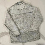 Boxercraft Gray Sherpa 1/2 Zip Pullover Sweatshirt Grand Valley Women's Small Photo 5