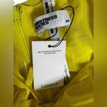 Mistress Rocks  SEXY Yellow Ruched Halter Mini Dress Size XSmall Photo 11
