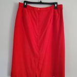 Requirements  Vintage Red Pencil Straight Skirt L Photo 1