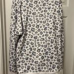 Super Soft Leopard Print Sweatshirt White Size XXL Photo 2