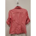 Banana Republic Soft Wash Linen Cotton Red Shirt Photo 2