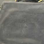 Coach Vintage 5130 Black Leather Station Satchel Crossbody Bag Brass Hardware Photo 15