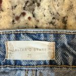 Altar'd State  Light Blue Straight Leg Jeans Button Fly Photo 3