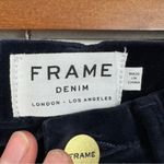 frame denim  NWT Blue Velvet Pants Size 25 Photo 3