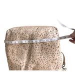 Vintage Errelleventidue Italian Leather Lazer Cut XL Handbag Photo 14