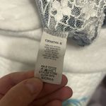 Crystal K lace stripped cropped tank top Photo 4