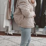 BLANK NYC Womens Faux Fur Trim Quilted Puffer Jacket Medium Photo 7