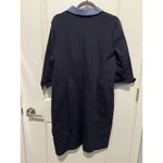 Talbots  Gingham Collar Preppy Polo Dress Size XL Petite Navy Gingham NWT $119‎ Photo 1