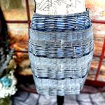 Kate Spade Saturday Striped Mini Skirt Navy/White size 2 Photo 7