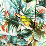 Show Me Your Mumu Spike Tank Blouse Tropical Palms Birds Print Coastal Size S Photo 4