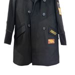Coach wool Military Patch Naval Pea Coat NWOT Photo 7