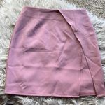 Boohoo Pink Split Mini Skirt sz 6 Photo 1