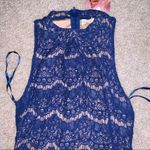 NWT Blue Lace Cocktail Dress Photo 2