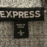 EXPRESS Women Gray Draped Front Cardigan Sweater Size L 100% Cotton Photo 3