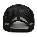 Army Green/Black American Flag Hat - Tactical Snap Back Trucker Baseball Cap Photo 2