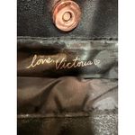 Victoria's Secret NWT Limited Edition black faux leather fringe tote bag Photo 7