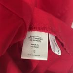 New York And Company Women’s Red Button Down Shirt Size Small Photo 7