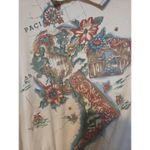 Cricket Lane Map Polo, Women's Small Knit Sweater, Short Sleeve Top, Vtg Compass Size M Photo 6