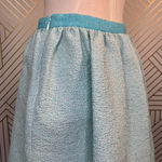 Opening Ceremony Opening Ceremony Blue Jacquard Fit & Flare Skirt Photo 6