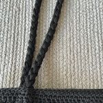 Lina Black Woven Crochet Braided Strap Purse Photo 4