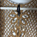 Torrid  Crochet Embroidered Ruana with Sleeves Camel Kimono Coverup Size O/S Photo 8