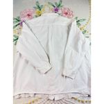 Blair Embroidered Button Down Shirt White Long Sleeve Scalloped Hem Top 2XL Size undefined Photo 1