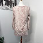Susan Graver  Pink Snake Print Blouse Size Small LIKE NEW Photo 5