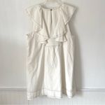 Pilcro  Ruffle V-Neck Shift Dress size XL creamy White Photo 9