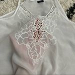 Brandy Melville  Becky Sheer Lace Floral Tank Photo 6