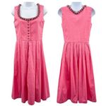 Vintage Almsach Bavarian German Tyrol Milkmaid Dirndl Dot Oktoberfest Dress Photo 1
