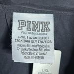 PINK - Victoria's Secret  BLACK ANORAK HOODIE SIZE L/XL NWT Photo 5