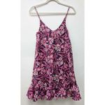 Paris Atelier & Other Stories Mini Slip Tank Dress Pink Floral Coquette Size 0 Purple Photo 1