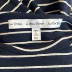 & Other Stories & Other Stories Navy and White Striped Sleeveless Dress with Pockets Photo 2