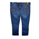 Silver Jeans  Aiko Mid Capri Medium Wash Straight Leg Cotton Blend Women's Sz 29 Photo 1