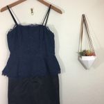 NWT Kate Young for Target blue lace & satin dress Size 2 Photo 3