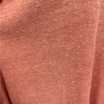 Free People  Coral Peach Oversized Asymmetrical Hem Tunic Sweater Size Medium Photo 10